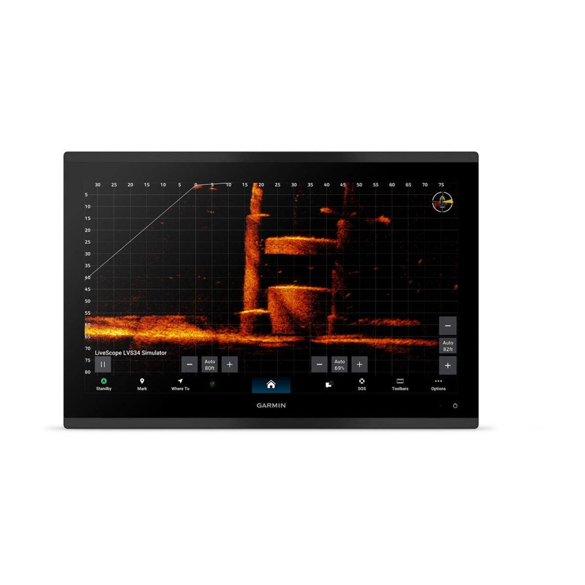 Garmin GPSMAP 9017xsv – 17" premium-kaardiplotter kajaloodiga