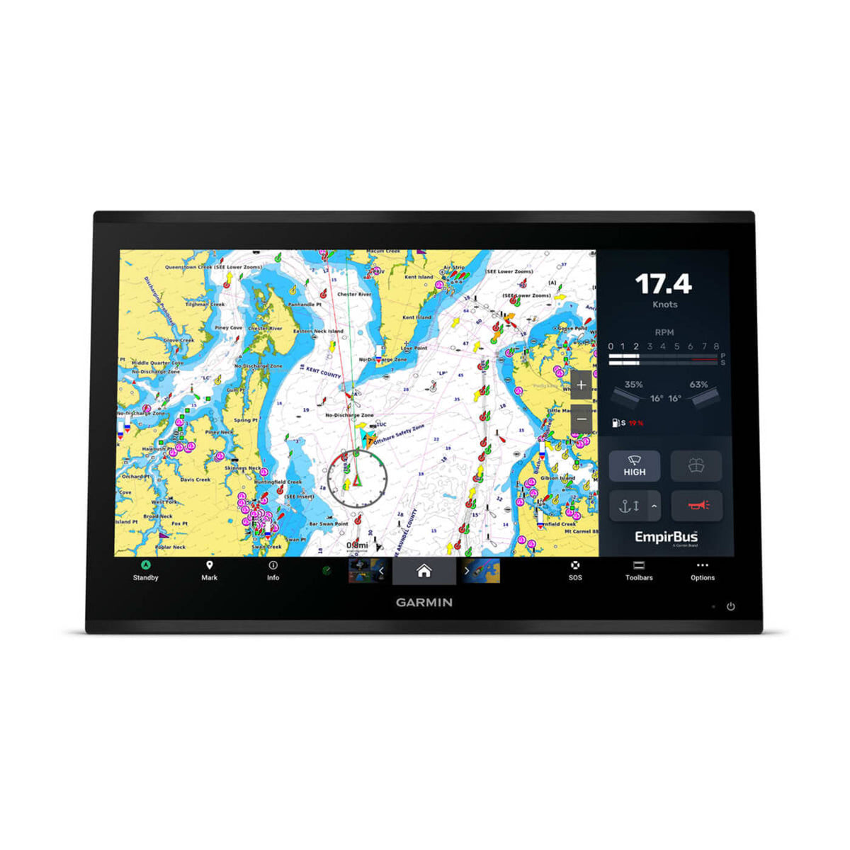Garmin GPSMAP 9024 – 24" 4K premium-kaardiplotter