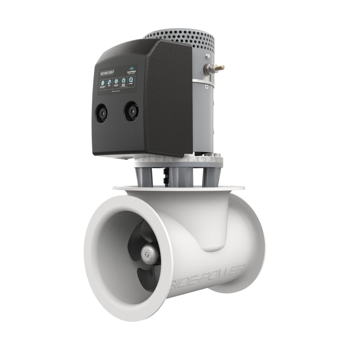 Sleipner SE100 vööri-/ahtritõukur 24 V, tunnel Ø 185 mm – pilt 2