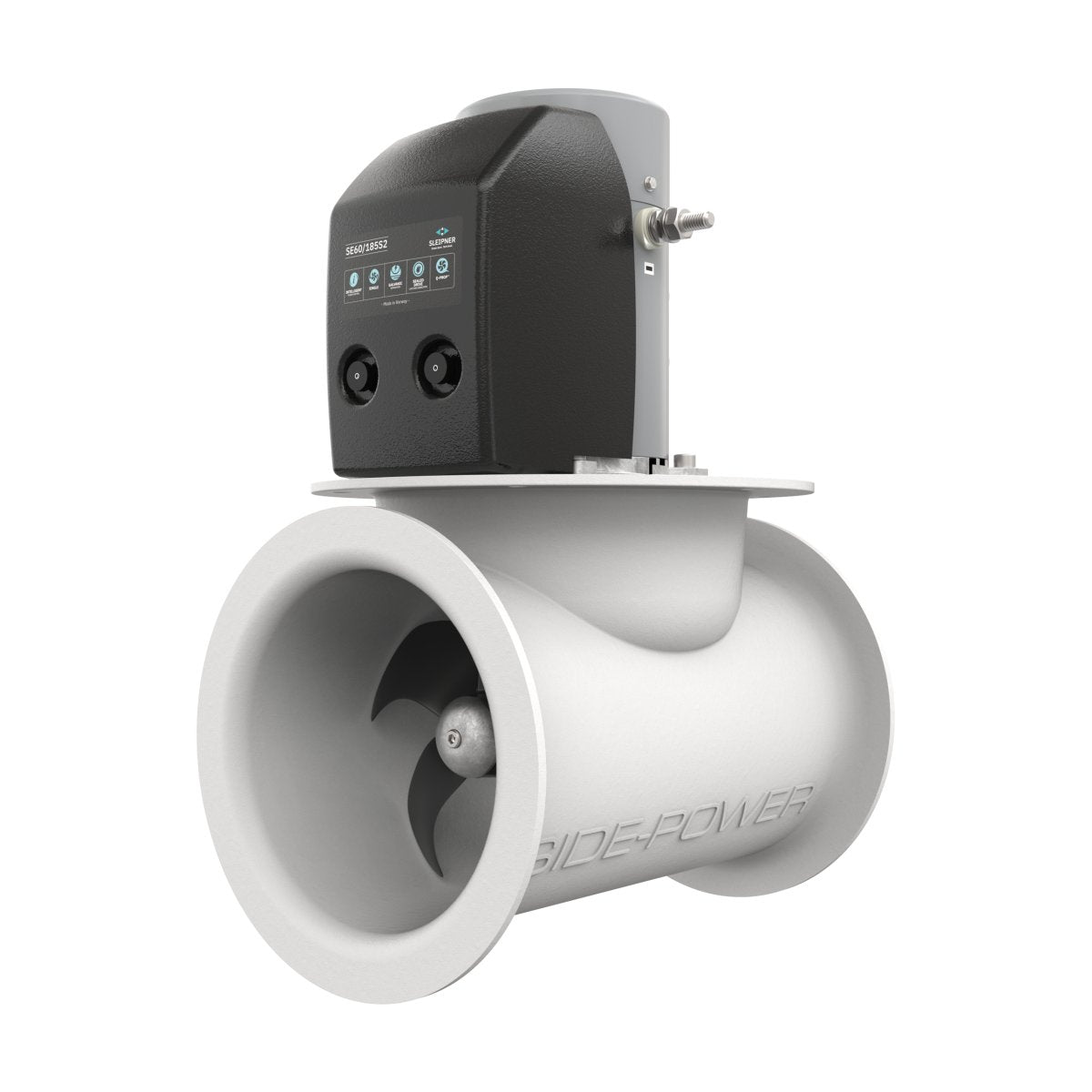 Sleipner SE60 vööri-/ahtritõukur 12 V, tunnel Ø 185 mm – pilt 2