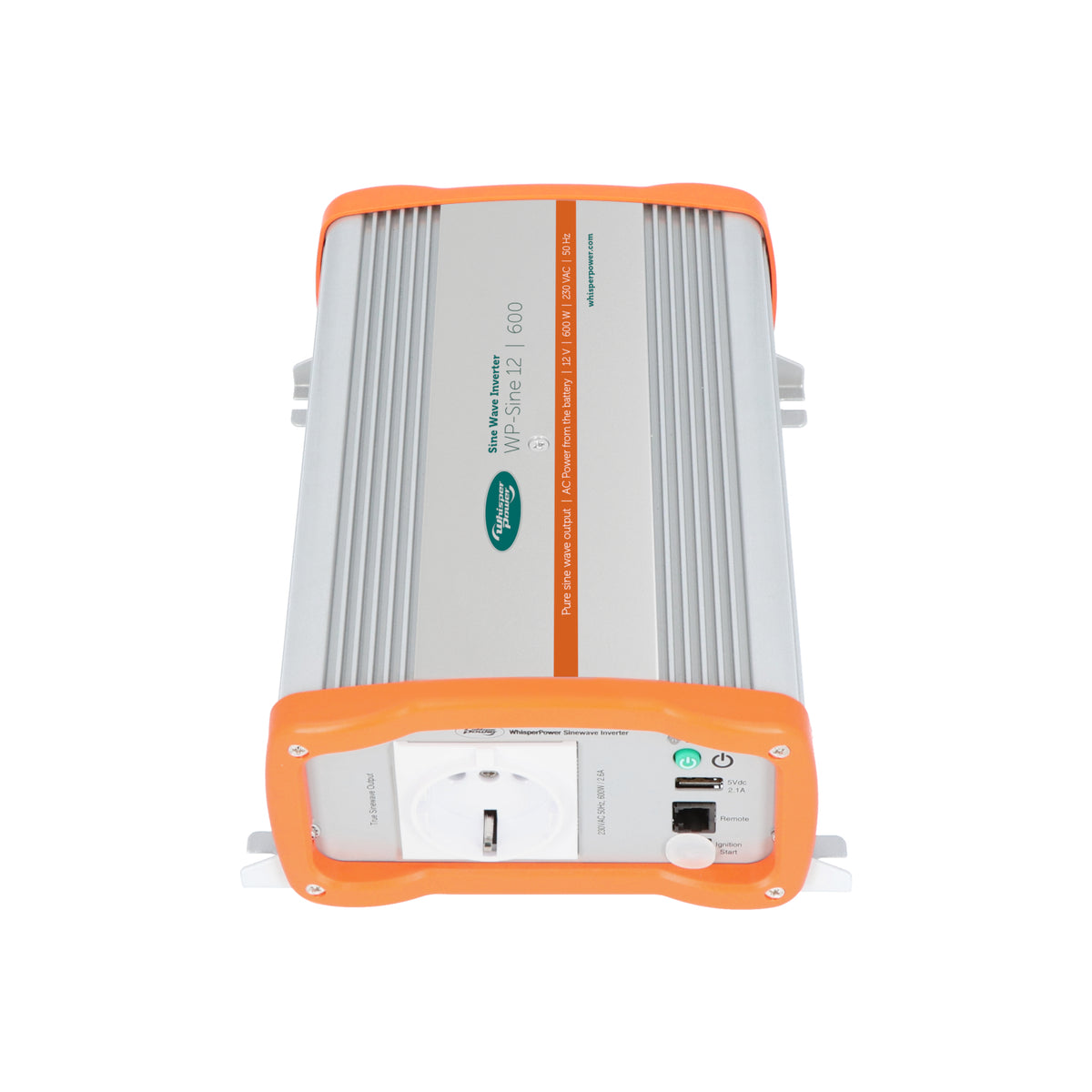 WhisperPower siinusinverter Sine 12 V – 600 W (EU pesa) – 61120600
